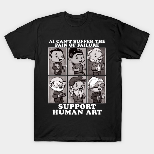 Support Human Art T-Shirt by LVBart